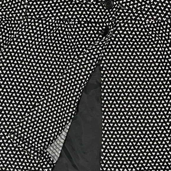 Speechless - short sleeve black with white heart jacket. SZ L - Picture 3 of 5